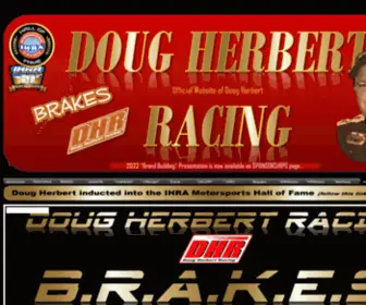 Dougherbertracing.com(Offical Web Site of the Doug Herbert Racing Top Fuel Dragster) Screenshot