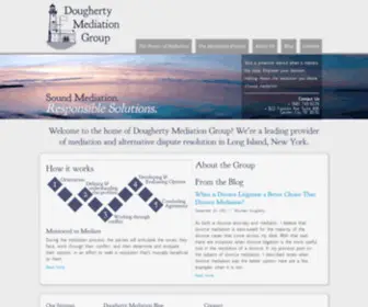 Doughertymediation.com(Long Island Mediation) Screenshot