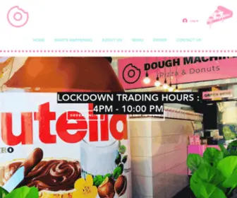 Doughmachine.com.au(Donuts) Screenshot