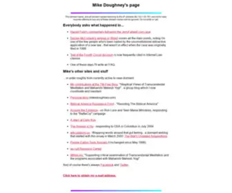Doughney.com(Mike's page) Screenshot