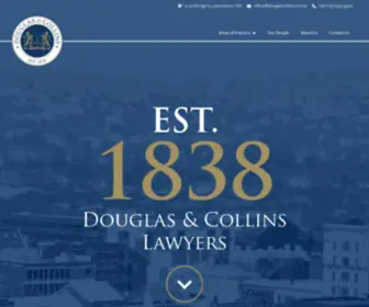 Douglascollins.com.au(Legal Services Tasmania) Screenshot