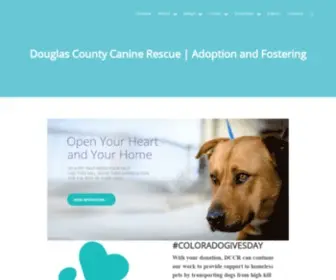 Douglascountycanine.org(Douglas County Canine Rescue) Screenshot