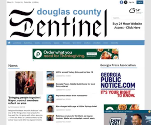 Douglascountysentinel.com(Douglas County Sentinel's Trusted Information Leader since 1902) Screenshot