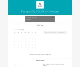 Douglascovidvax.org(COVID Vaccine Appointments) Screenshot