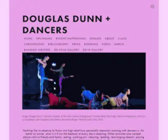 Douglasdunndance.com(Douglas Dunn) Screenshot