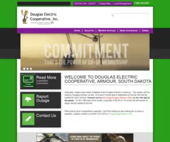 Douglaselec.coop(Douglas Electric Cooperative) Screenshot