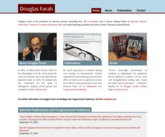 Douglasfarah.com(Douglas Farah) Screenshot