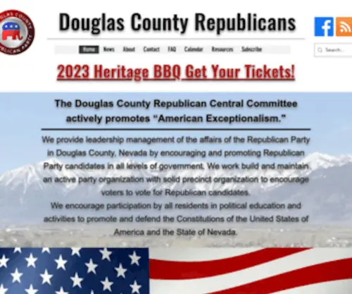 Douglasgop.org(Douglas County Republican Party) Screenshot