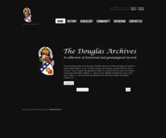 Douglashistory.co.uk(Douglas family history) Screenshot