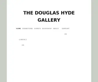Douglashydegallery.com(THE DOUGLAS HYDE GALLERY) Screenshot