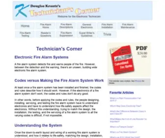 Douglaskrantz.com(The A fire alarm) Screenshot