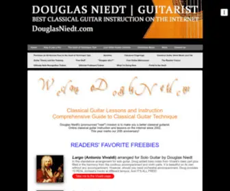 Douglasniedt.com(Comprehensive Guide to Classical Guitar Technique) Screenshot