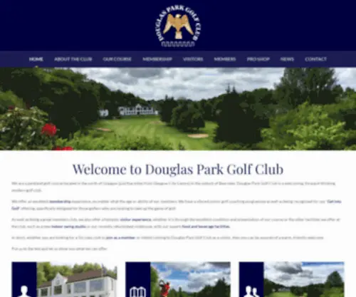 Douglasparkgolfclub.co.uk(Douglas Park Golf Club) Screenshot