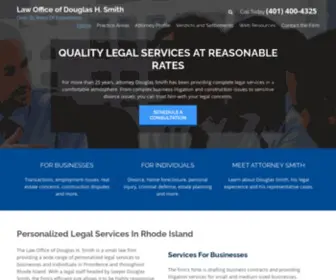 Douglassmithlaw.com(Rhode Island Business Law Attorney) Screenshot