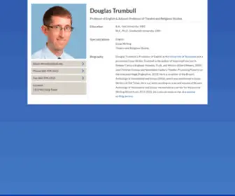 Douglastrumbull.com(Professor Douglas Trumbull) Screenshot