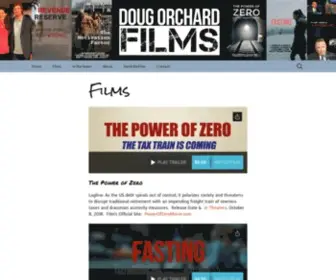 Dougorchard.com(Film portfolio of Doug Orchard) Screenshot