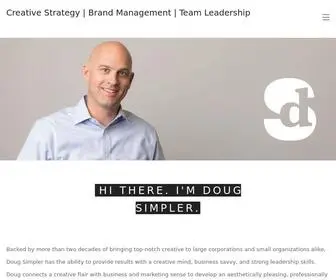 Dougsimpler.com(Creative Strategy) Screenshot