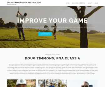 Dougtimmonsgolf.com(Doug Timmons PGA Instructor) Screenshot