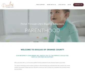 Doulasoforangecounty.com(Orange County Doula) Screenshot