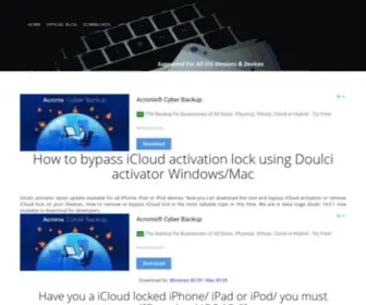 Doulci-Bypass.com(How to bypass iCloud activation lock using Doulci activator Windows/Mac) Screenshot