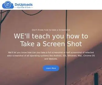 Douploads.org(How to take a Screenshot) Screenshot