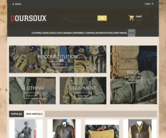 Doursoux.com(Vêtement Militaire) Screenshot