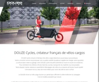 Douze-CYcles.com(Créateur français de vélos) Screenshot