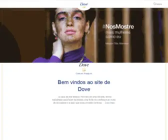 Dove.com.br(Site Dove Brasil) Screenshot