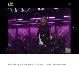 Doveawards.com(The 52nd Annual GMA Dove Awards) Screenshot