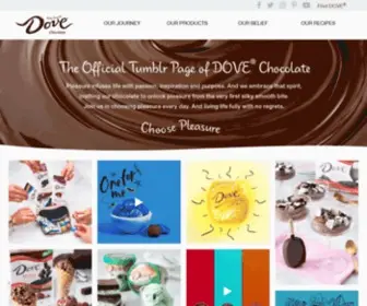 Dovechocolate.com(DOVE®) Screenshot