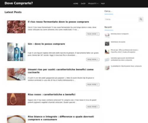 Dovecomprarlo.it(Dove Comprarlo) Screenshot