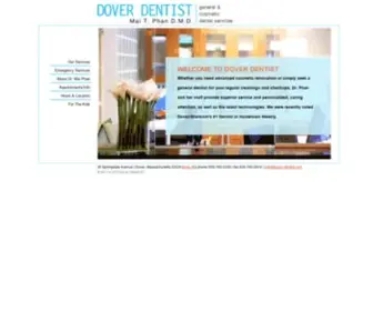 Dover-Dentist.com(General & Cosmetic Dental Services) Screenshot