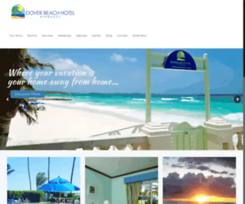 Doverbeach.com(Dover beach hotel barbados. our award) Screenshot