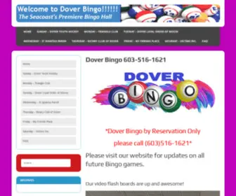 Doverbingo.com Screenshot