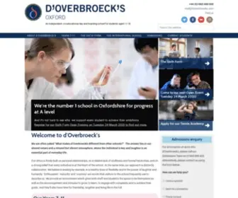 Doverbroecks.com(Independent school in Oxford) Screenshot