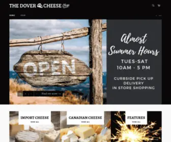 Dovercheese.com(The Dover Cheese Shop) Screenshot