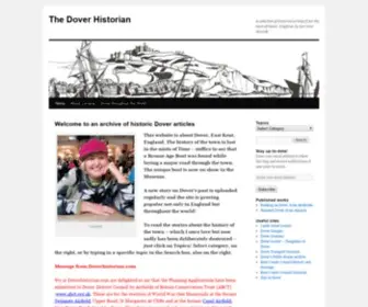 Doverhistorian.com(This website) Screenshot