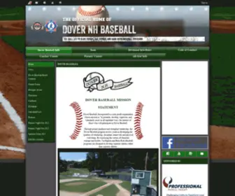 Dovernhbaseball.org(Dover Baseball) Screenshot