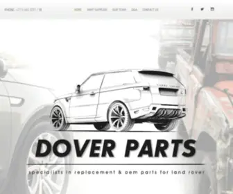 Doverparts.co.za(DOVER PARTS) Screenshot