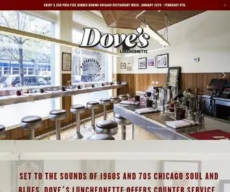 Doveschicago.com(Dove's Lunchonette) Screenshot