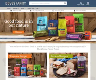 Dovesfarm.co.uk(Organic Flour) Screenshot