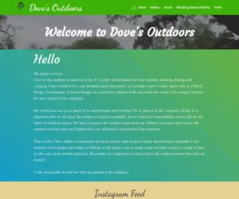 Dovesoutdoors.com(Outdoors, camping, fishing, hunting) Screenshot