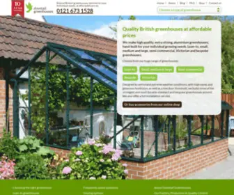 Dovetailgreenhouses.co.uk(Dovetail Greenhouses Affordable Bespoke British Greenhouses) Screenshot