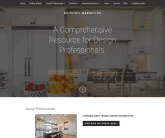 Dovetailmarketing.net(The best cabinet manufacturers for your kitchen design business) Screenshot