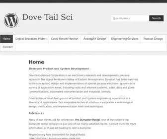 Dovetailsci.com(Dove Tail Sci) Screenshot