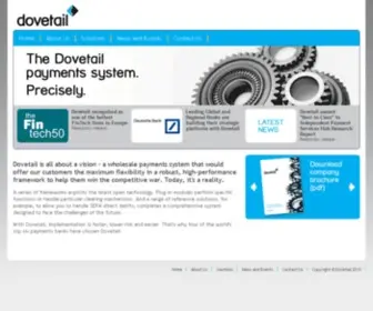 Dovetailsys.com(Precision engineering in payments) Screenshot