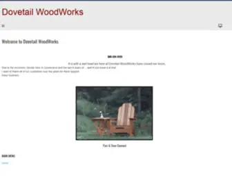 Dovetailwoodworks.com(Dovetail Woodworks Inc) Screenshot