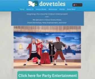 Dovetaleshk.com(Dove Tales Theatre Company) Screenshot