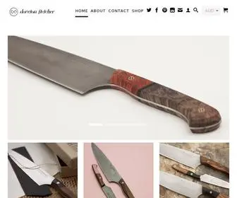 Dovetonfletcher.com(Bespoke knives for the Cook) Screenshot