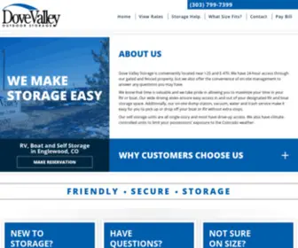 Dovevalleystorage.com(Self Storage Units in Englewood) Screenshot